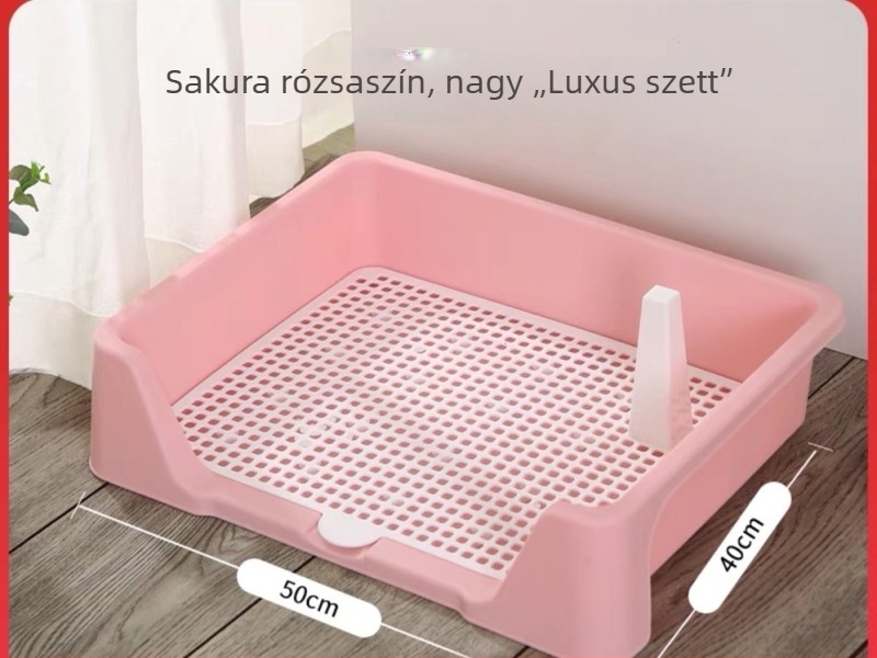 Kutyatoalette edző tálca – urináló tál, kis és közepes méretű kutyáknak