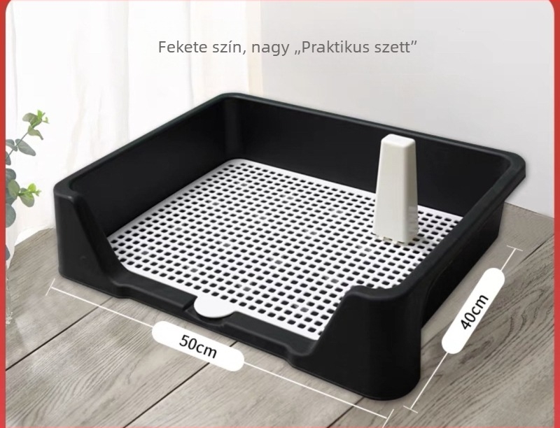 Kutyatoalette edző tálca – urináló tál, kis és közepes méretű kutyáknak