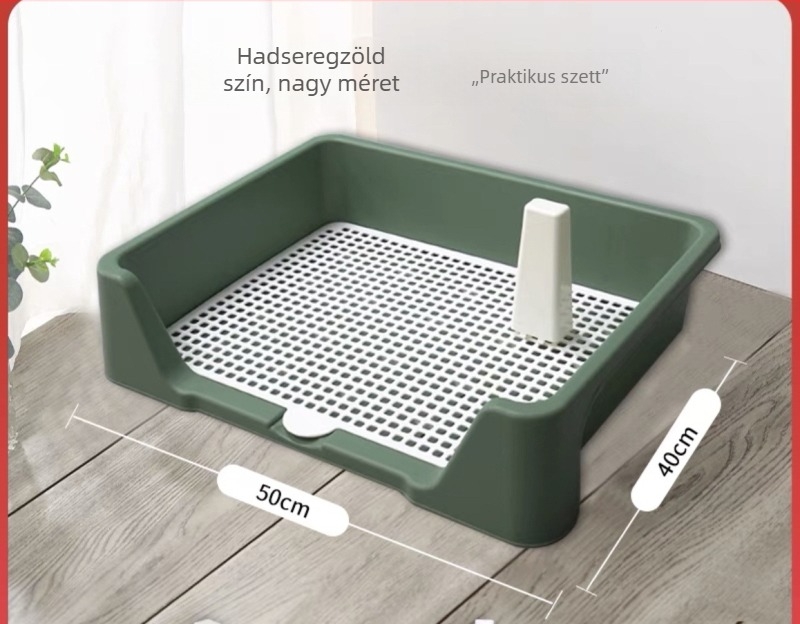 Kutyatoalette edző tálca – urináló tál, kis és közepes méretű kutyáknak