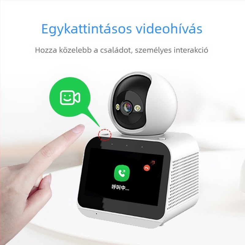 Watchdog King kétirányú videófigyelő kamera, két sávos Wi-Fi, egy érintéses hívás, AI hangaktiválás