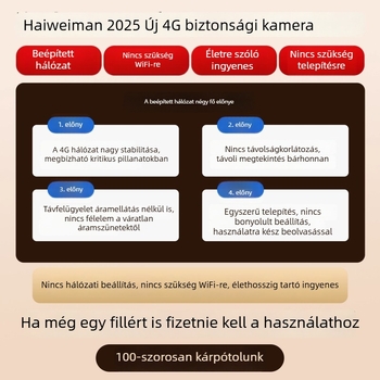 Belső téri kettős objektívű megfigyelő kamera, 360°-os forgással és interkommal