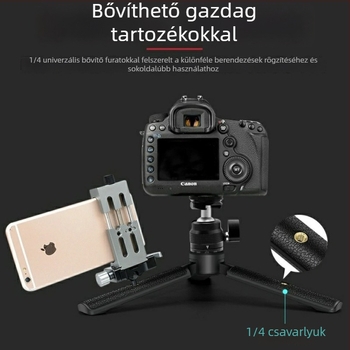 SLR fényképezőgép trípó hordozható fogantyúval, teherbírás 10 kg-ig, kompatibilis a Zhiyun Crane stabilizátorral, univerzális tartozék