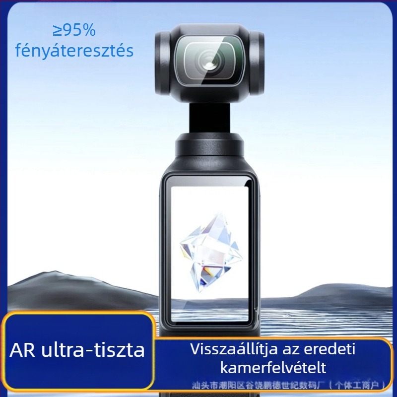 DJI Pocket 3 edzett üveg lencsevédő