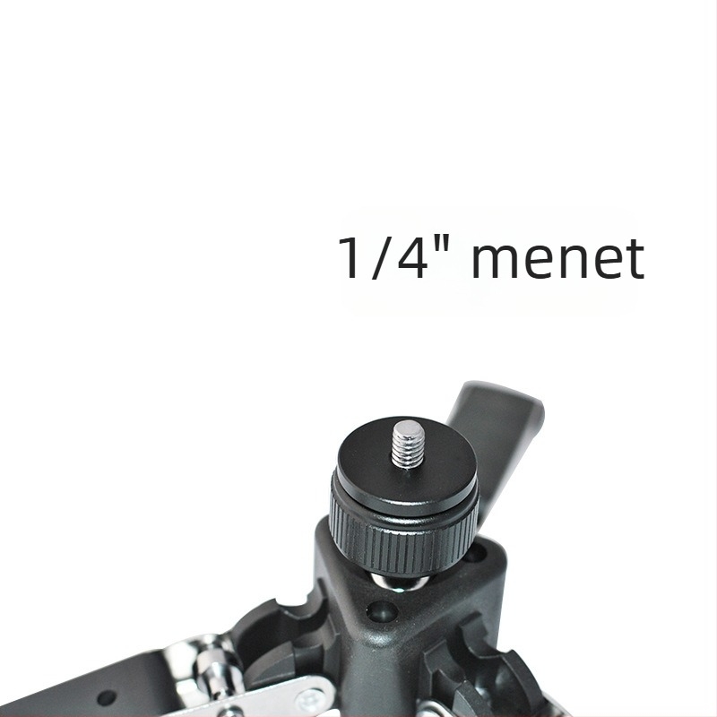 Monopod univerzális tartóval és háromágú kameratartóval, menet 1/4 hüvelyk
