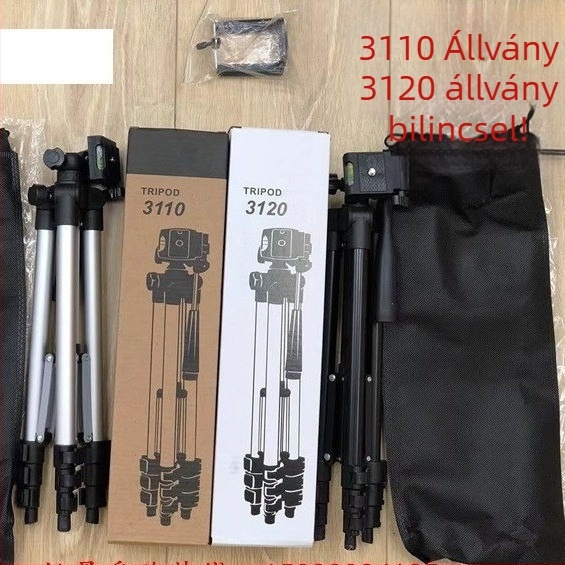 TF-3120 állvány digitális fényképezőgépekhez, DSLR-ekhez és okostelefonokhoz