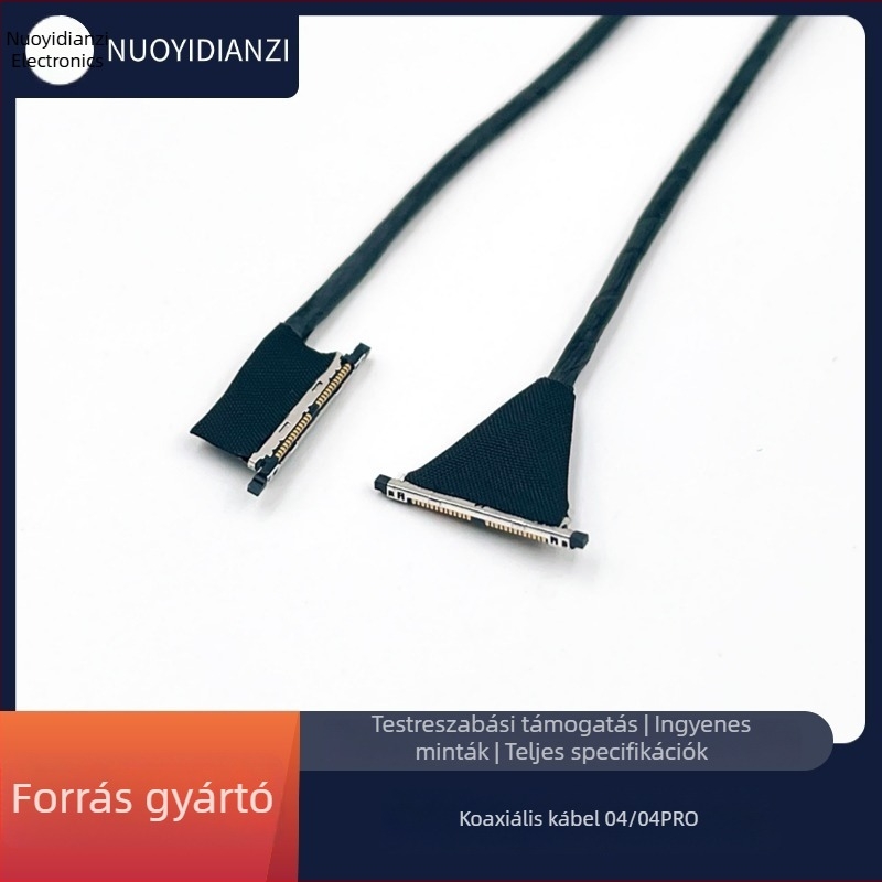 DF56-26P 0,3 mm sorközű drón koaxiális kábel HD kamera és kijelzőhöz
