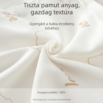 Újszülött uniszex, 100% pamut, négy évszakos, két darabos babaruha-szett.