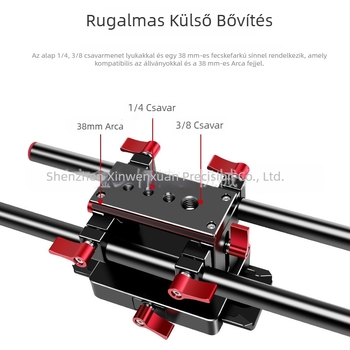 Xin Wenxuan 8053 DSLR 5D II pan-tilt sínkészlet, vezetékalap, követőfókusz és fényvédő