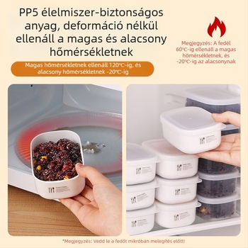 Rizses ételhez osztott ebédes doboz mikrosütőben használható, hordozható, szigetelt ebédes doboz irodai dolgozóknak