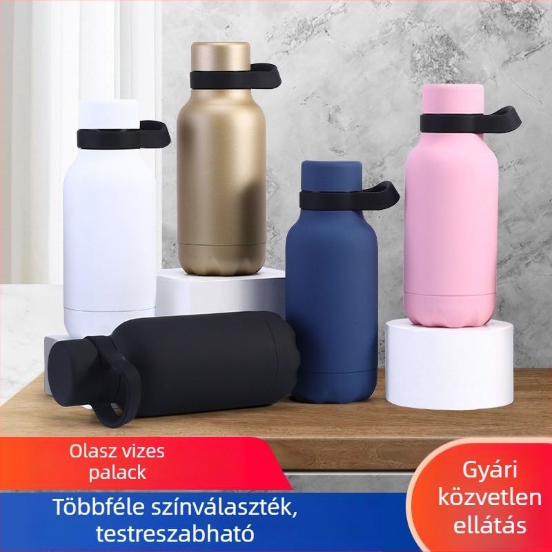 Testreszabható 304 rozsdamentes acél termosz pohár, vákuumszigetelés, hordozható autóhoz