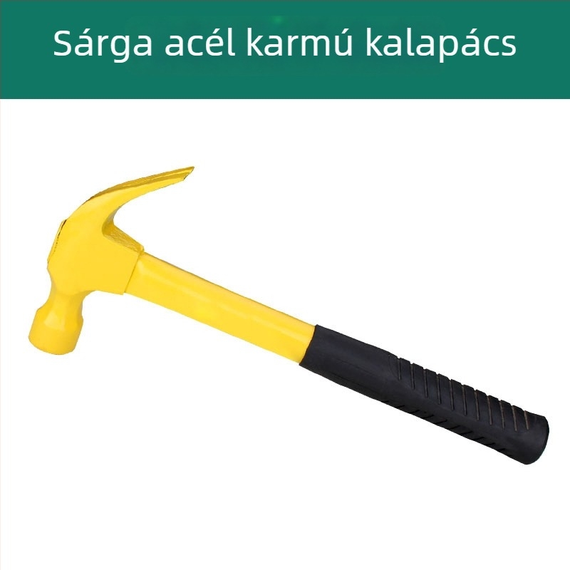 Nyolcszögletű kalapács fa markolattal, szénacél fej, ütésálló, 0,25/0,5/0,75 kg