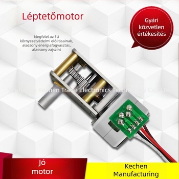 15BY csigahajtásos léptetőmotor PTZ kamera számára, 18° forgás