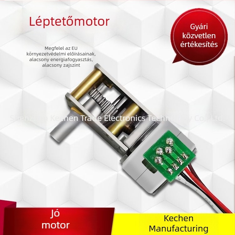 15BY csigahajtásos léptetőmotor PTZ kamera számára, 18° forgás