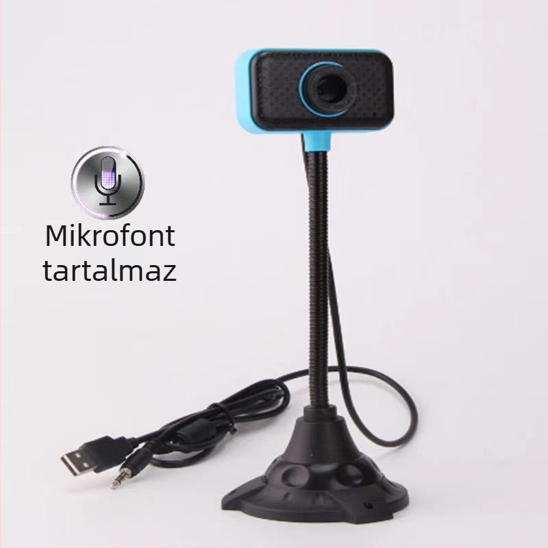 A7 USB 2.0 HD webkamera asztali számítógéphez és notebookhoz beépített mikrofonnal, meghajtó nélküli