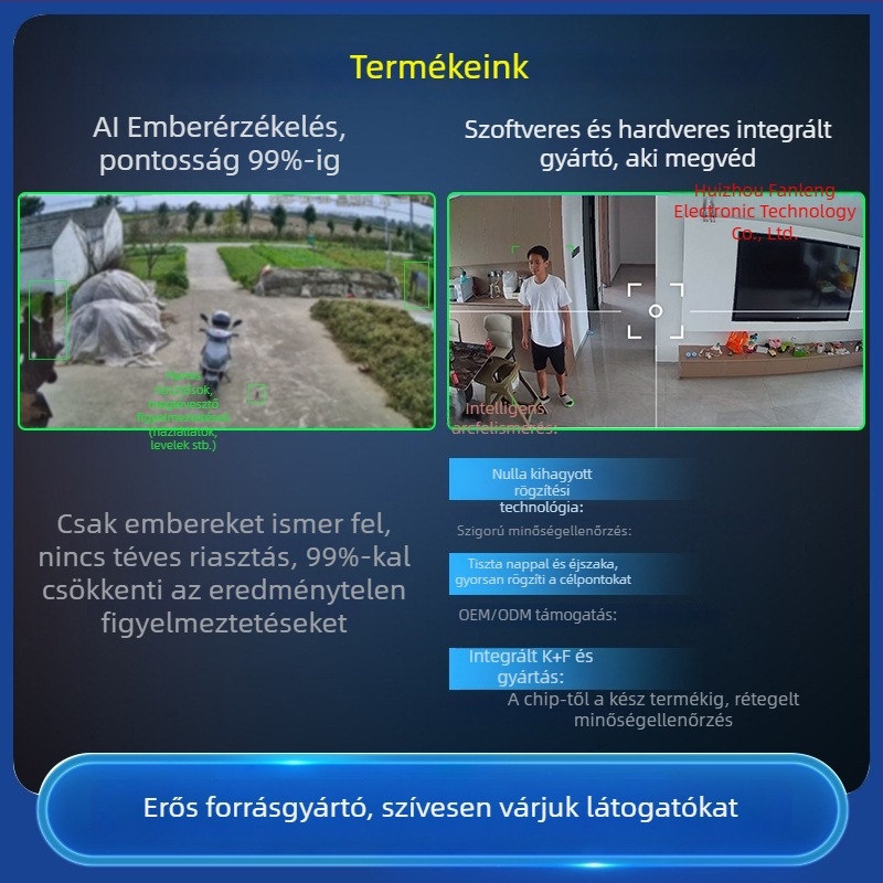 4G vezeték nélküli otthoni megfigyelő kamera, kétirányú audióval, HD éjjellátással, hordozható hálózati kamera