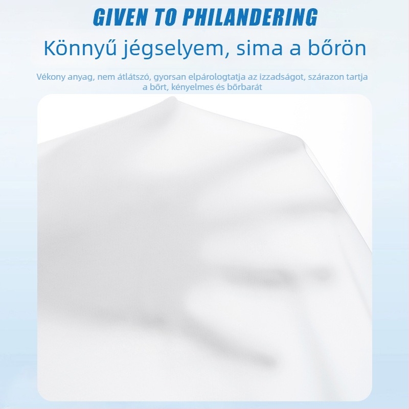Gyerekeknek szóló rövid ujjú ice silk anyagú póló, gyorsan száradó, légáteresztő hálóval, nyárra