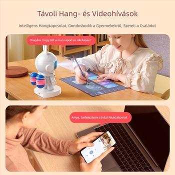 HiEasy 5G kettős sávú vezeték nélküli Wi‑Fi akkumulátoros beltéri HD éjjellátó kamera babafigyeléshez távoli hozzáféréssel mobilról