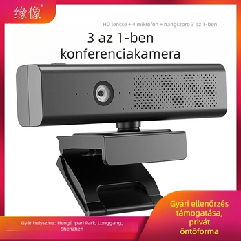 HD USB webkamera beépített mikrofonnal, asztali PC-hez és noteszgéphez