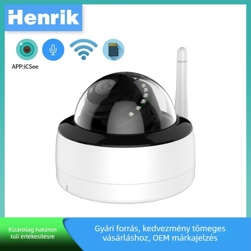 Xiongmai 4MP HD mennyezeti hálózati megfigyelő kamera hanggal és ICSee alkalmazással