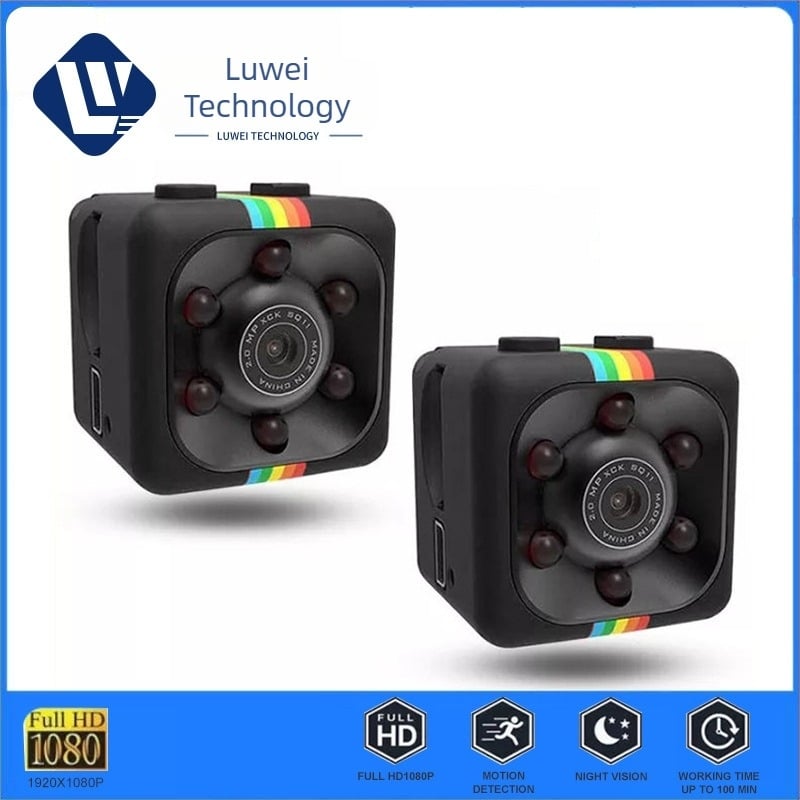 SQ11 Mini Akciókamera Kültéri Sportokra, 1080p HD Videó