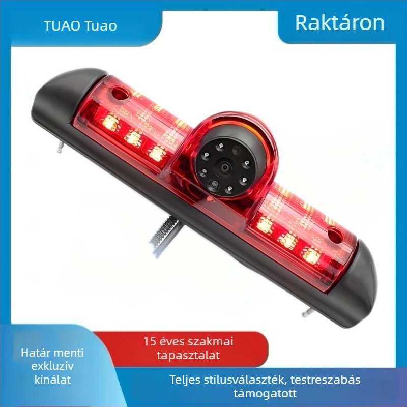 Féklámpa kamera Fiat Ducato/Citroën Jumperhez, IP69, AHD 1080P, 170° látószög