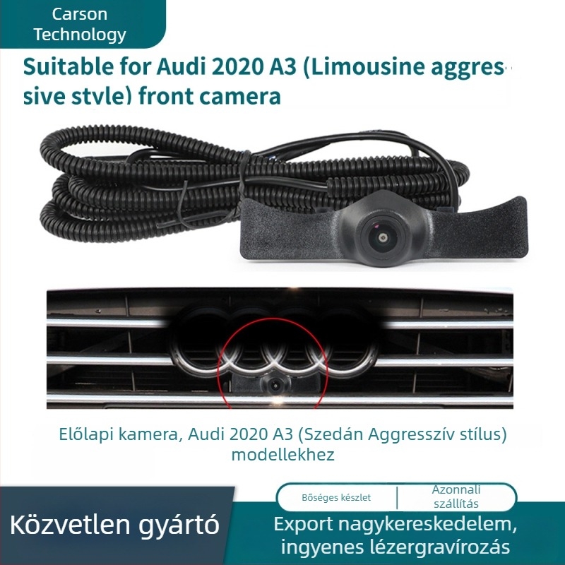 Audi A3 2020 Limuzin előrenézet kamera (Advance modell és Fashion modell)