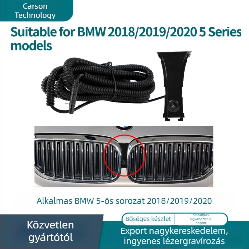 BMW 5-ös sorozat 2018–2020 HD előlapi kamera, dupla kapcsolóval, 150°