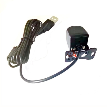 USB HD autó kamera elő- és hátsó nézettel, 2MP fisheye, holttérfigyelés