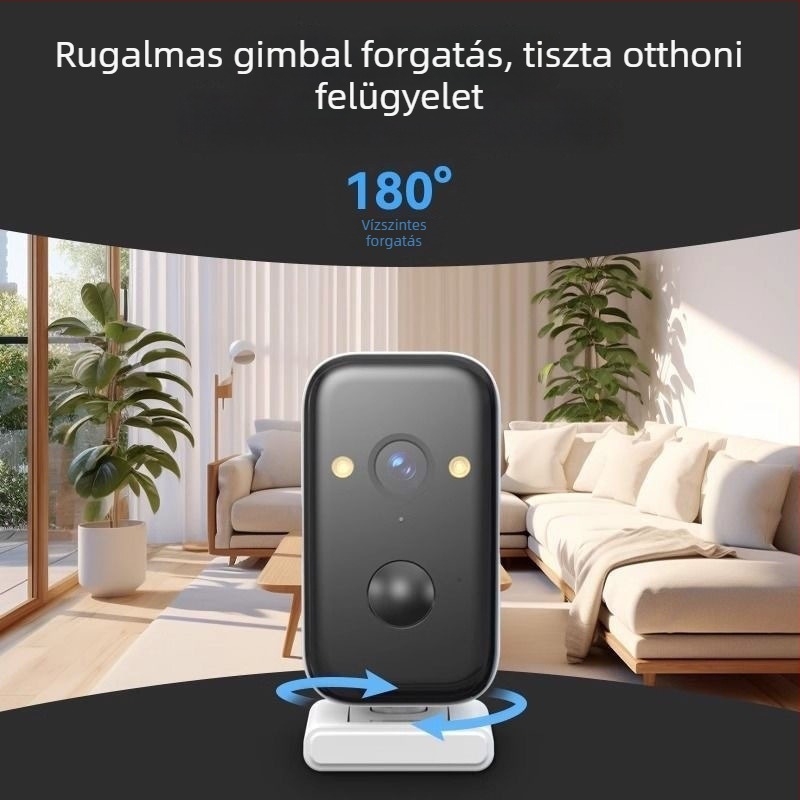 WiFi okos kamera beltéri távfelügyelethez, 1080p éjszakai látással