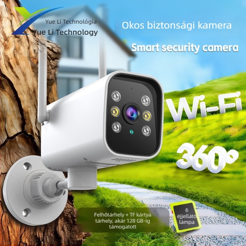 K20 Kültéri vízálló bullet kamera, 1080p, Wi‑Fi, otthoni megfigyelés
