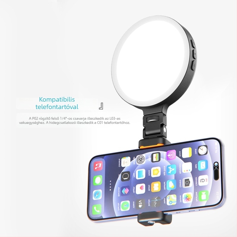 Állandó csillapítású csigafej, ARCA-típusú pozicionálás, 1/4-inch menet, monitor-tartó hideg cipővel, adapter állványhoz