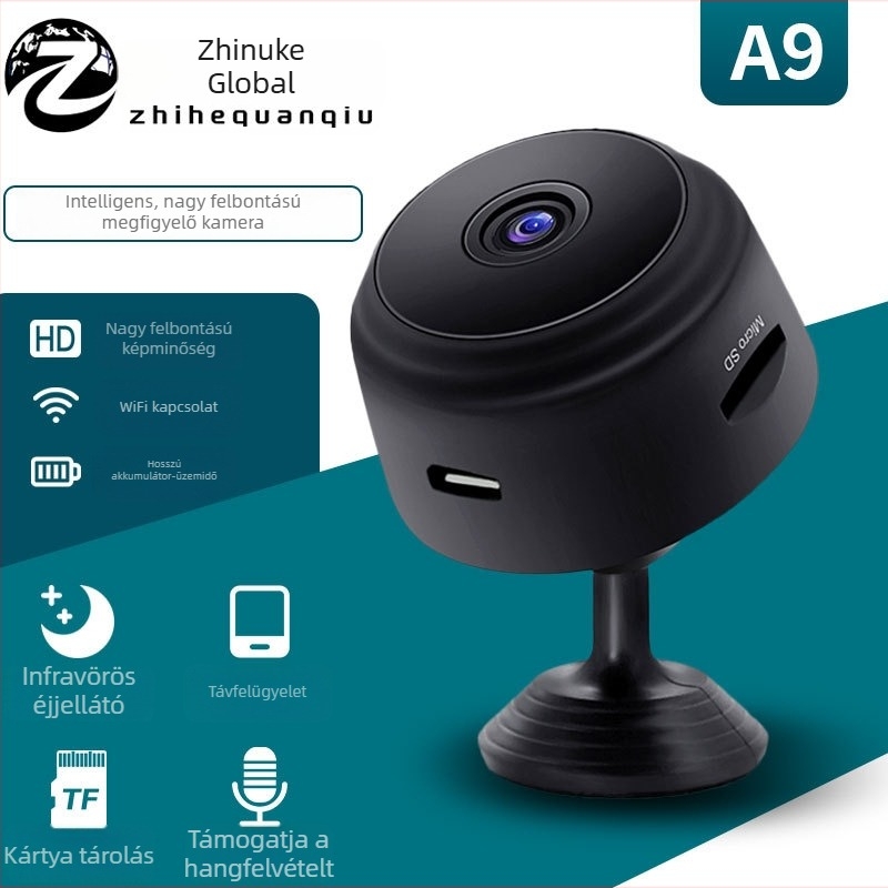 A9 Vezeték nélküli intelligens HD kamera Wi-Fi-vel beltéri megfigyeléshez