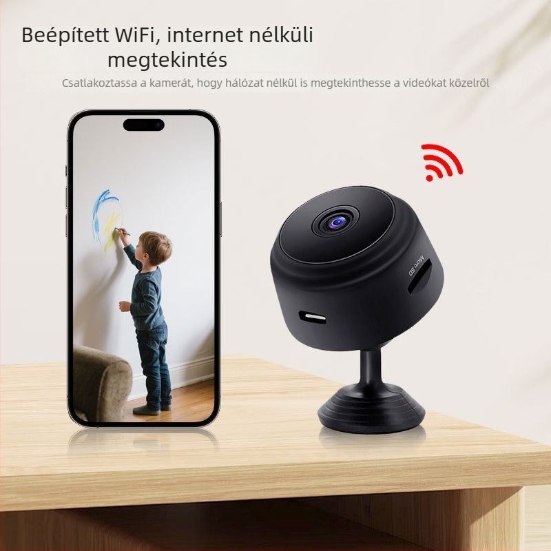 A9 Vezeték nélküli intelligens HD kamera Wi-Fi-vel beltéri megfigyeléshez