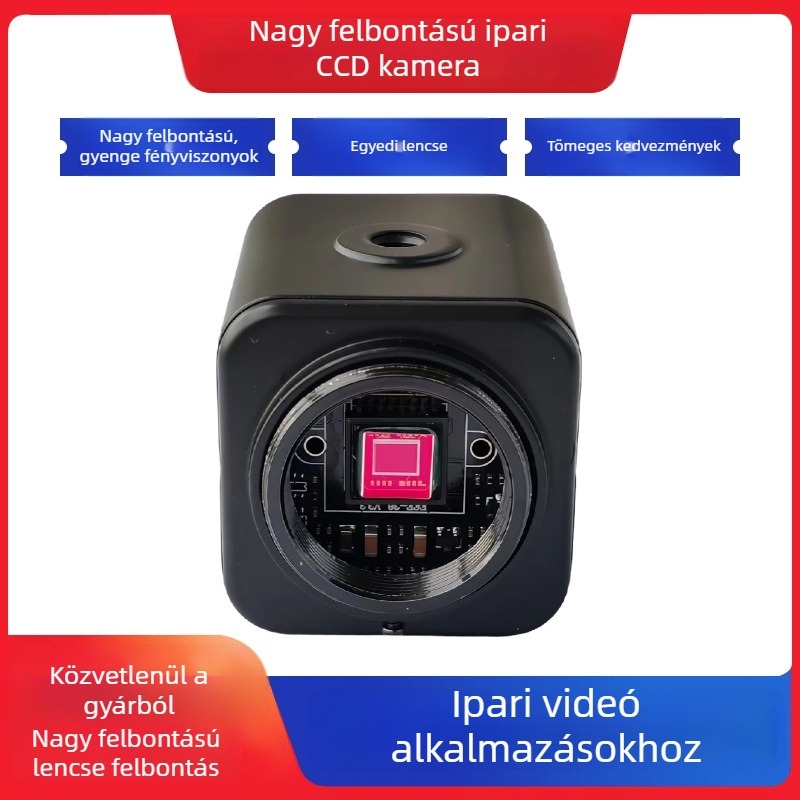 CCD analóg ipari kamera vizuális ellenőrzéshez, mikroszkóphoz és monitorhoz
