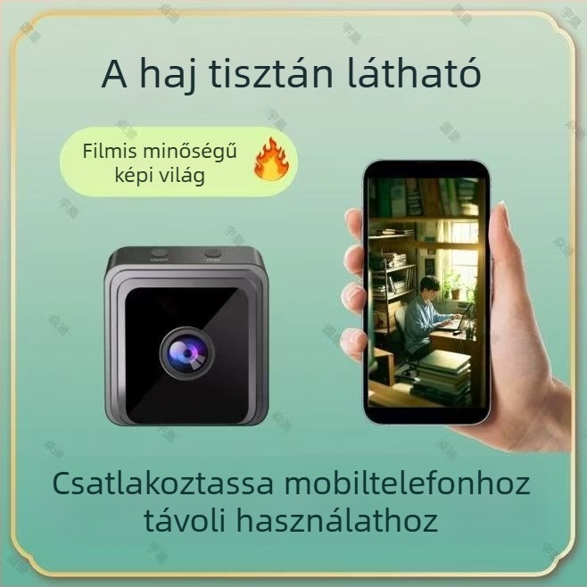 Wi‑Fi otthoni biztonsági kamera – beltéri és kültéri, HD éjszakai látás, távoli megfigyelés okostelefonról