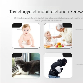 V380 Pro vezeték nélküli HD felügyeleti kamera otthoni és üzleti használatra távoli mobil megtekintéssel