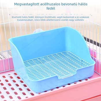 Nagy négyszögletes nyuszi toalett