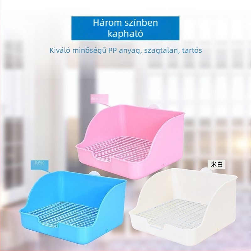 Nagy négyszögletes nyuszi toalett