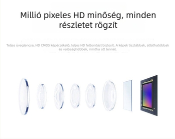 A9 vezeték nélküli Wi‑Fi kamera mobil megfigyeléshez, ultratiszta beltéri és kültéri hálózati kamera