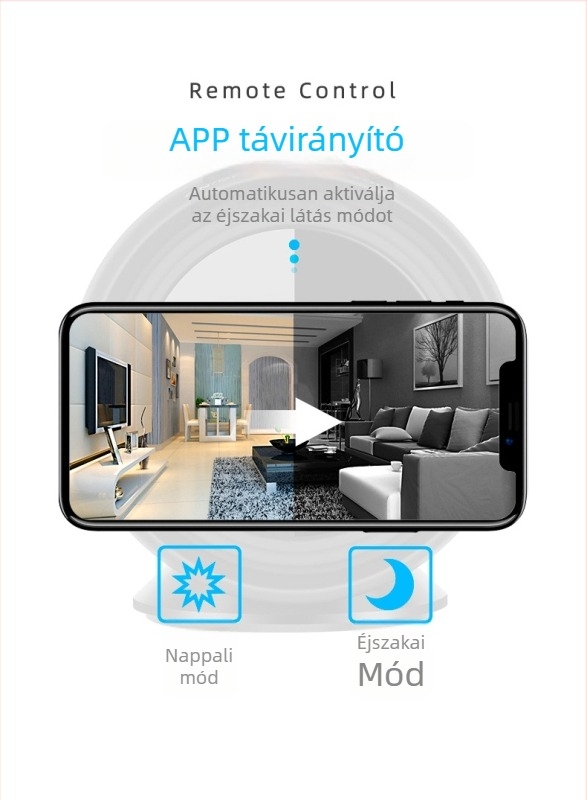 A9 vezeték nélküli Wi‑Fi kamera mobil megfigyeléshez, ultratiszta beltéri és kültéri hálózati kamera