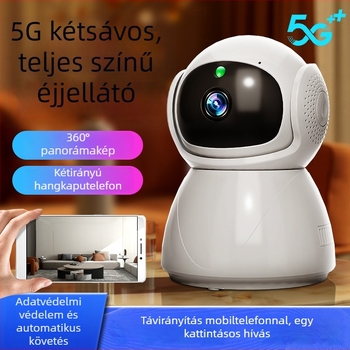 5G két sávos teljes színű hálózati Wi-Fi kamera 1080p otthoni távoli megfigyeléshez