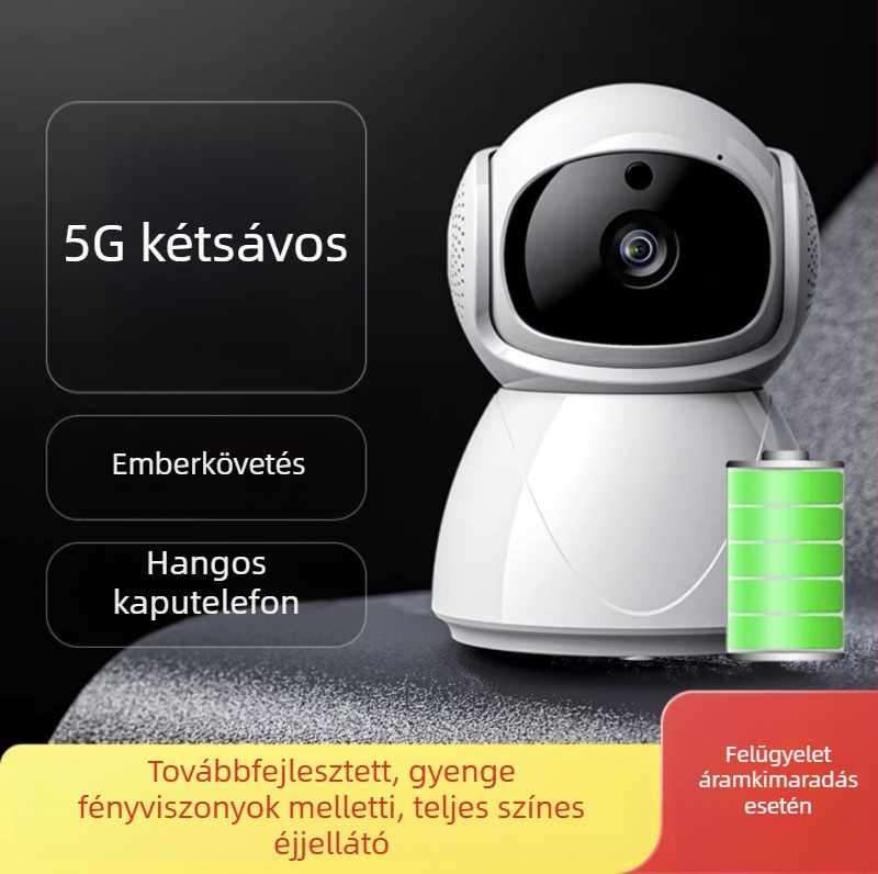 5G két sávos teljes színű hálózati Wi-Fi kamera 1080p otthoni távoli megfigyeléshez