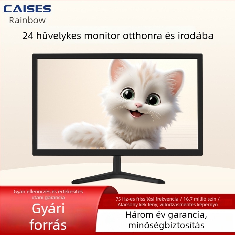 Five Rainbow monitor, 17/19/20/22/24/27 hüvelyk, asztali LCD monitor HDMI-vel