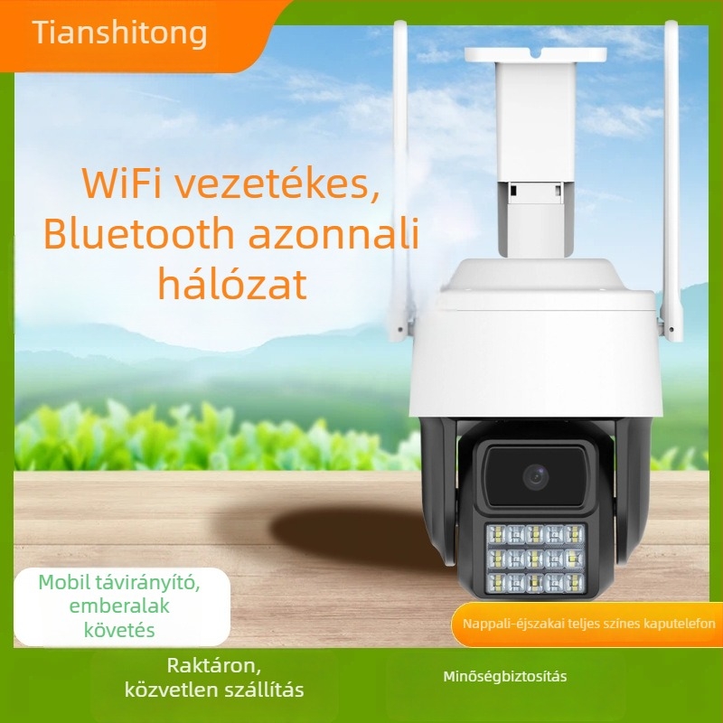 HD felbontású 4G vezeték nélküli kültéri megfigyelő kamera távoli hangkommunikációval mobiltelefonon
