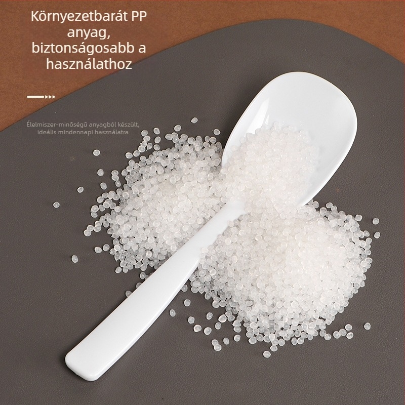 Műanyag tálalókanál, nagy kapacitású büfékanál