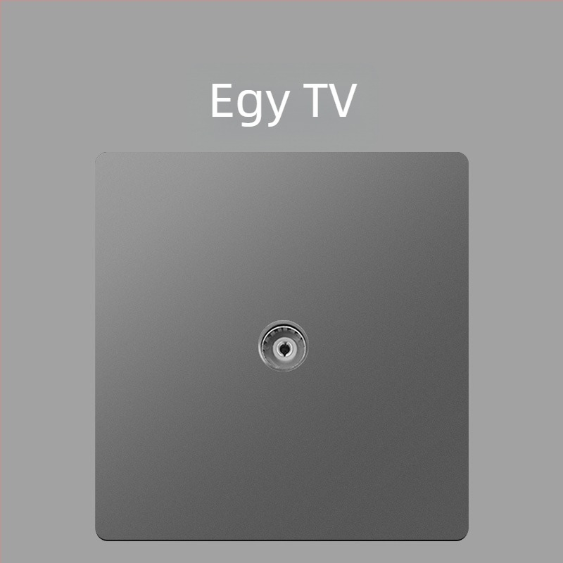 Keka 86 falra szerelt, rejtett CCTV TV csatlakozópanel Gigabites Ethernet és koaxiális TV porttal