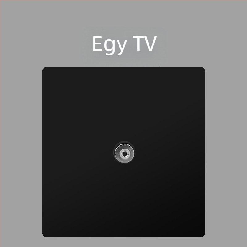 Keka 86 falra szerelt, rejtett CCTV TV csatlakozópanel Gigabites Ethernet és koaxiális TV porttal