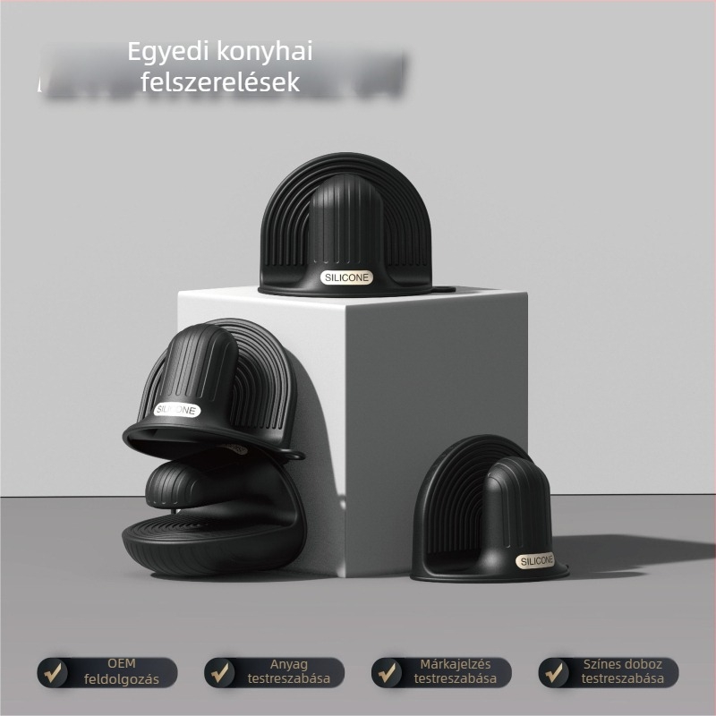 Személyre szabott szilikon konyhai eszközök készlet: spatulák, leveskanál és szűrő