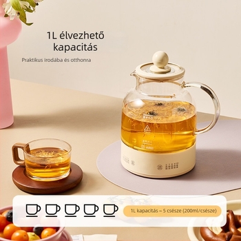 Small Pumpkin üveges integrált gyógytea-teáskanna, 1 L