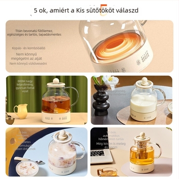 Small Pumpkin üveges integrált gyógytea-teáskanna, 1 L